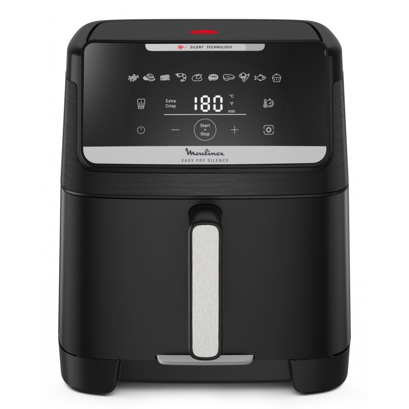 Moulinex Easy Fry Silence Sencillo 7 L Independiente 1800 W Freidora de aire caliente Negro