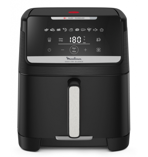 Moulinex Easy Fry Silence Sencillo 7 L Independiente 1800 W Freidora de aire caliente Negro