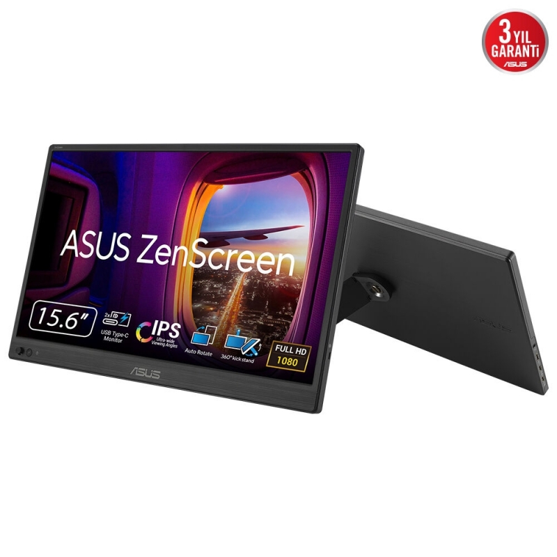 ASUS ZenScreen MB169CK Monitor PC 39,6 cm (15.6") 1920 x 1080 Pixel Full HD LCD Nero
