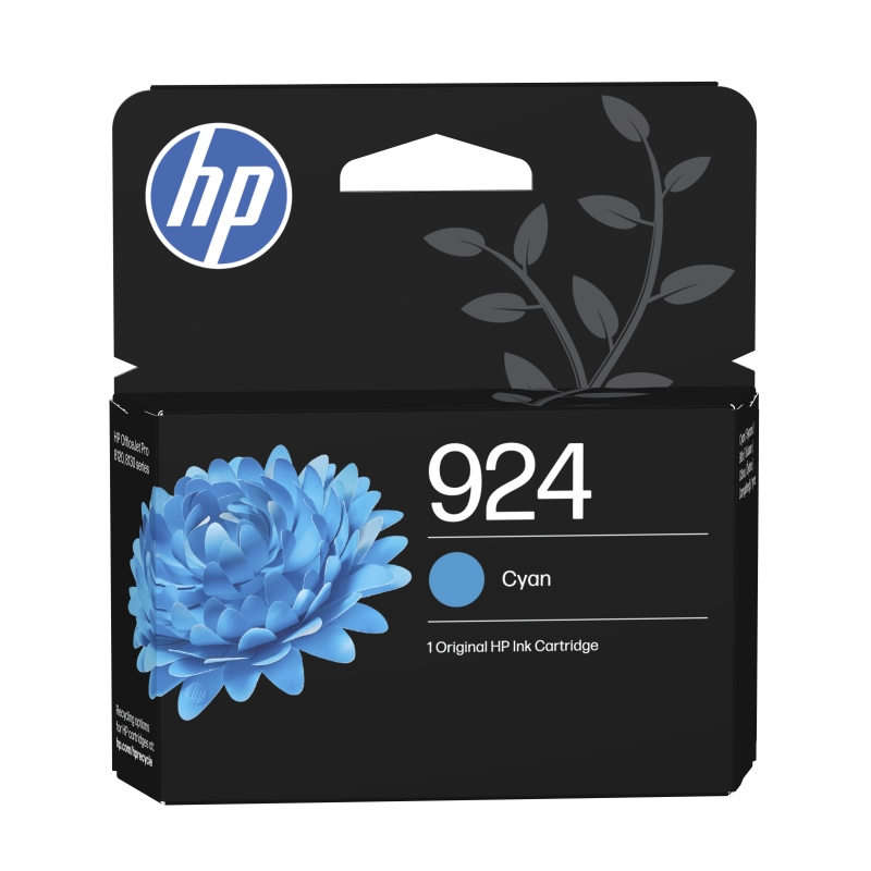 HP Cartucho de Tinta Original 924 cian
