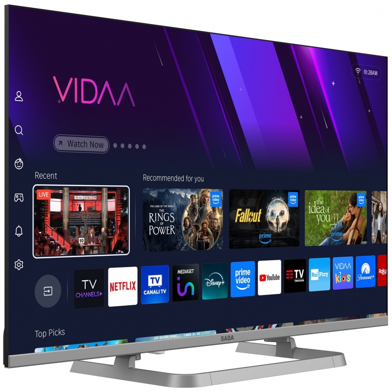 SABA SA32QM10VDA Fernseher 81,3 cm (32") Full HD Smart-TV WLAN Grau 200 cd m²