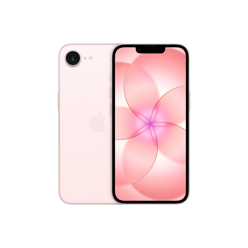 Apple iPhone 17e 15,5 cm (6.1") Double SIM iOS 26 5G USB Type-C 256 Go Rose clair