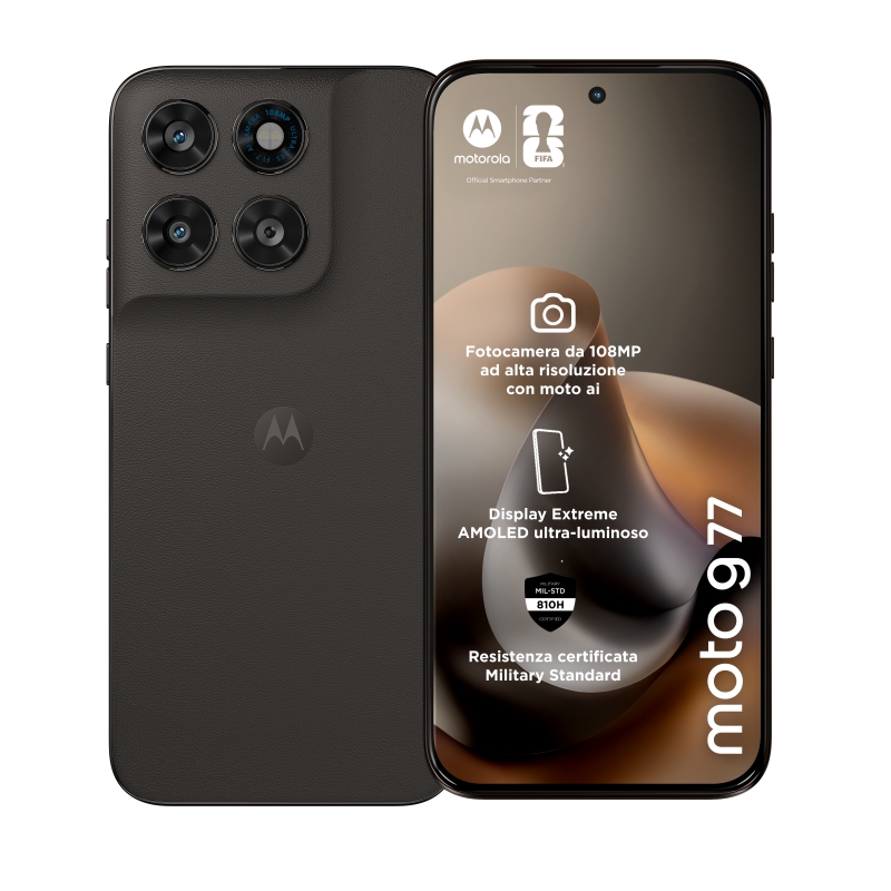 Motorola moto g77 17,3 cm (6.8") Hybride Dual-SIM Android 16.0 5G USB Typ-C 8 GB 256 GB 5200 mAh Schwarz