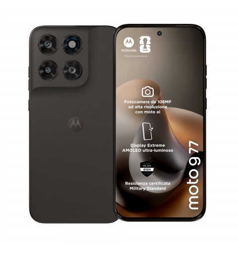 Motorola moto g77 17,3 cm (6.8") Hybride Dual-SIM Android 16.0 5G USB Typ-C 8 GB 256 GB 5200 mAh Schwarz