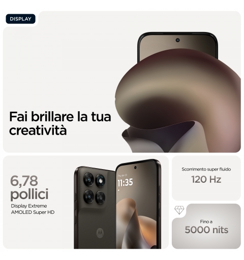 Motorola moto g77 Camera 108MP Dual SIM ibrida Android 16.0 5G USB tipo-C 8 GB 256 GB 5200 mAh Nero