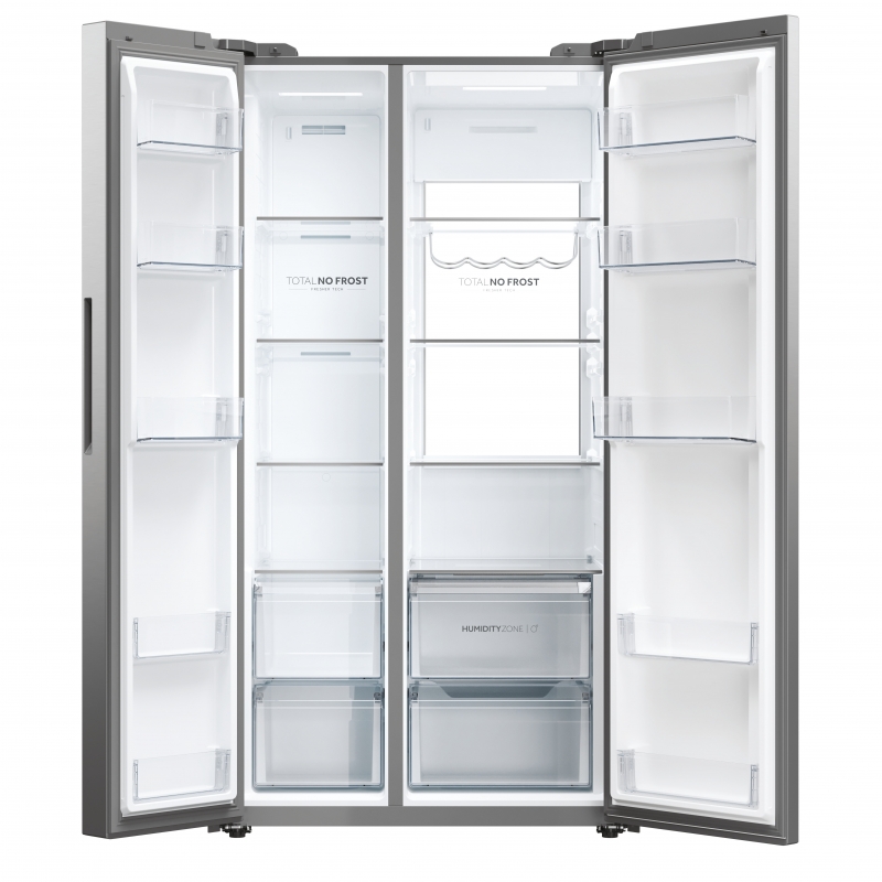 Haier HSW79F18ANMM Libera installazione 611 L Platino, Acciaio inox