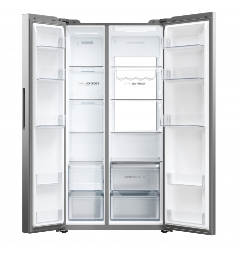 Haier HSW79F18ANMM Freestanding 611 L Platinum, Stainless steel