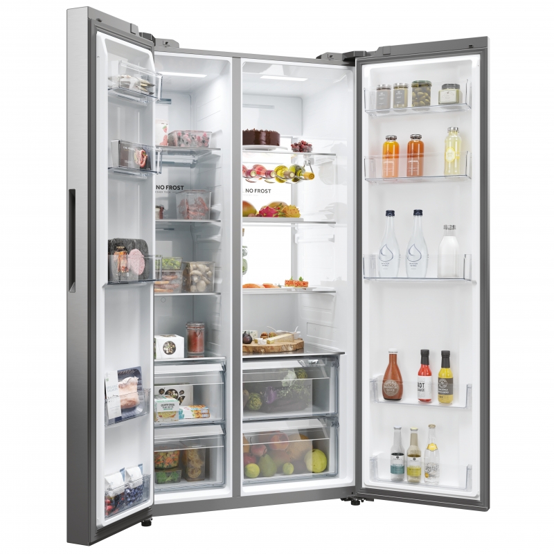 Haier HSW79F18ANMM Libera installazione 611 L Platino, Acciaio inox