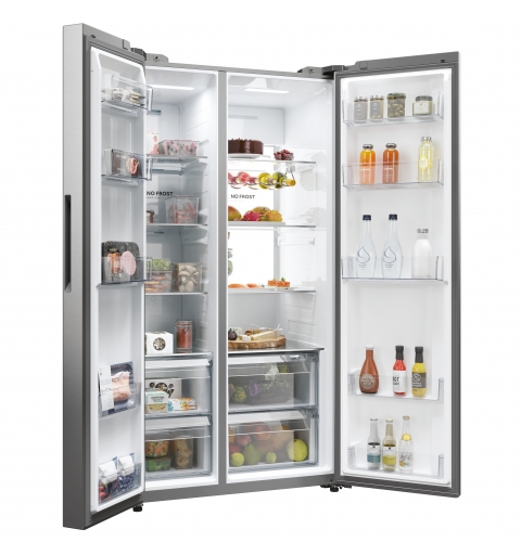 Haier HSW79F18ANMM Freistehend 611 l Platin, Edelstahl