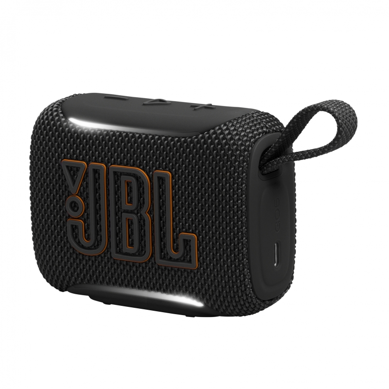 JBL Go 5 Speaker Bluetooth ultra‑portatile con potente Pro Sound e bassi incisivi, pairing AirTouch, design impermeabile, 10