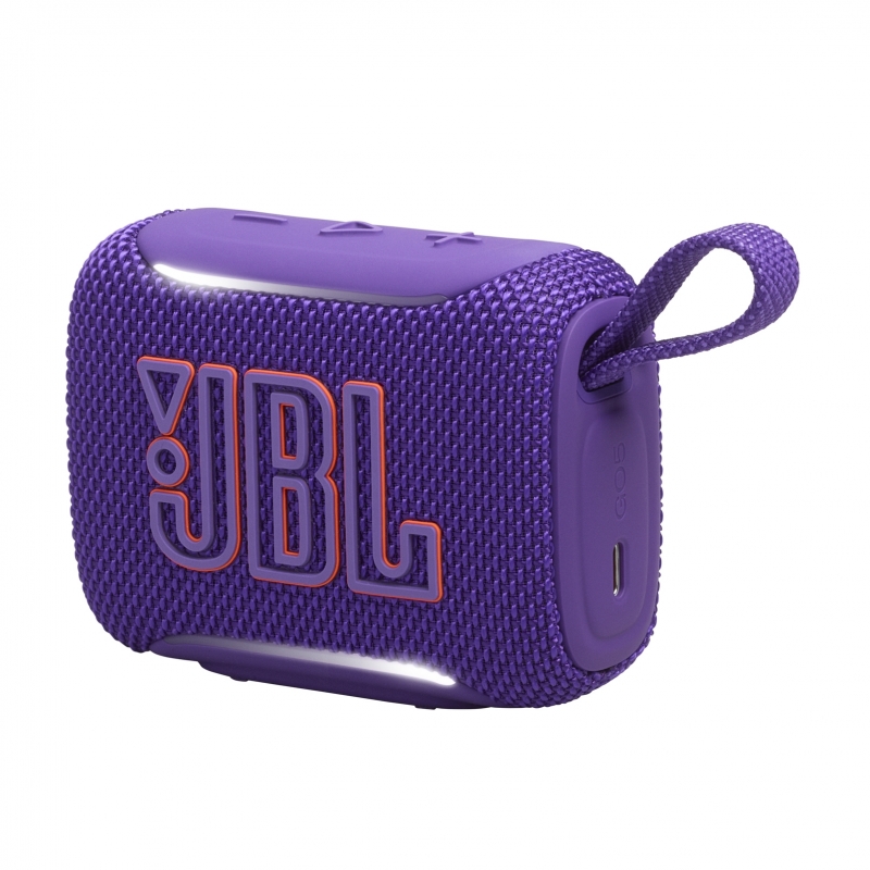 JBL GO 5 Speaker Bluetooth ultra‑portatile con potente Pro Sound e bassi incisivi, pairing AirTouch, design impermeabile, 10