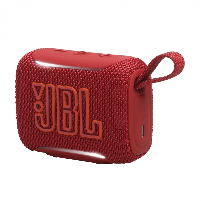 JBL GO 5 Speaker Bluetooth ultra‑portatile con potente Pro Sound e bassi incisivi, pairing AirTouch, design impermeabile, 10