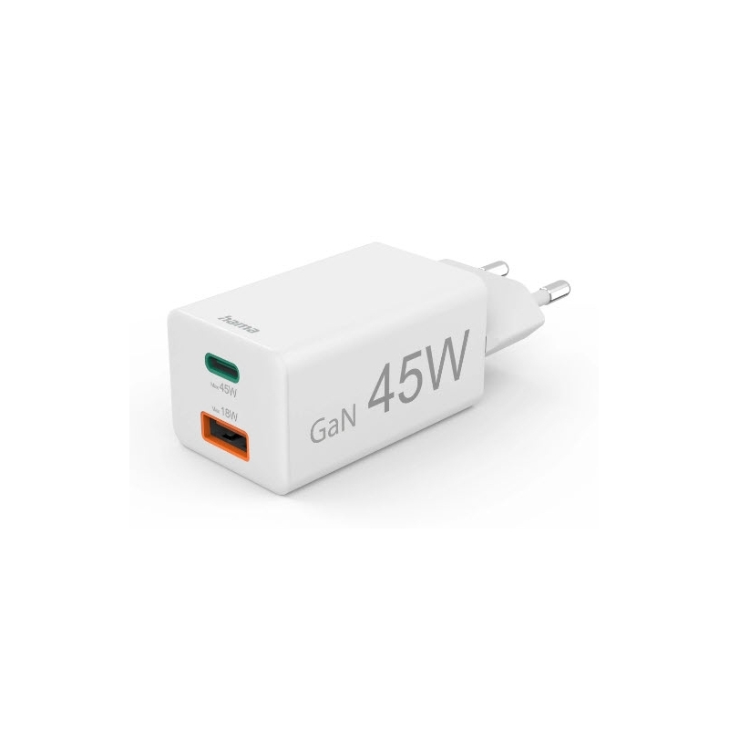 Hama 00201993 cargador de dispositivo móvil Teléfono móvil, Portátil, Smartphone, Tableta Blanco Corriente alterna Carga rápida