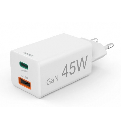 Hama 00201993 cargador de dispositivo móvil Teléfono móvil, Portátil, Smartphone, Tableta Blanco Corriente alterna Carga rápida