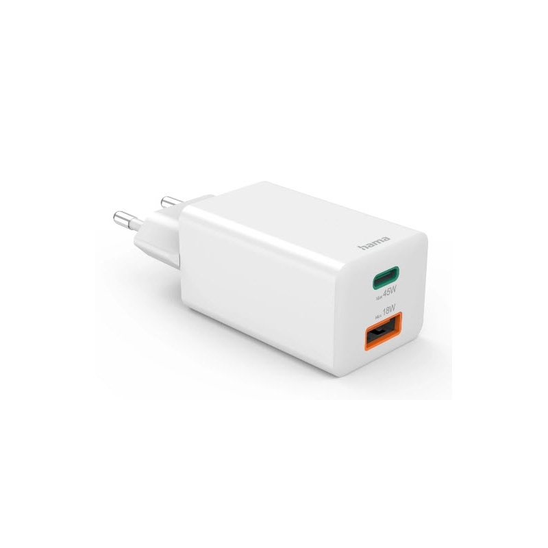 Hama 00201993 mobile device charger Mobile phone, Laptop, Smartphone, Tablet White AC Fast charging Indoor