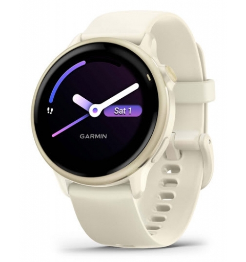 Garmin vívoactive 6 3,05 cm (1.2") AMOLED 42 mm Digital 390 x 390 Pixeles Pantalla táctil Blanco Wifi GPS (satélite)