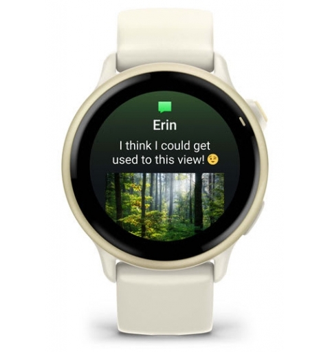 Garmin vívoactive 6 3,05 cm (1.2") AMOLED 42 mm Digital 390 x 390 Pixel Touchscreen Weiß WLAN GPS