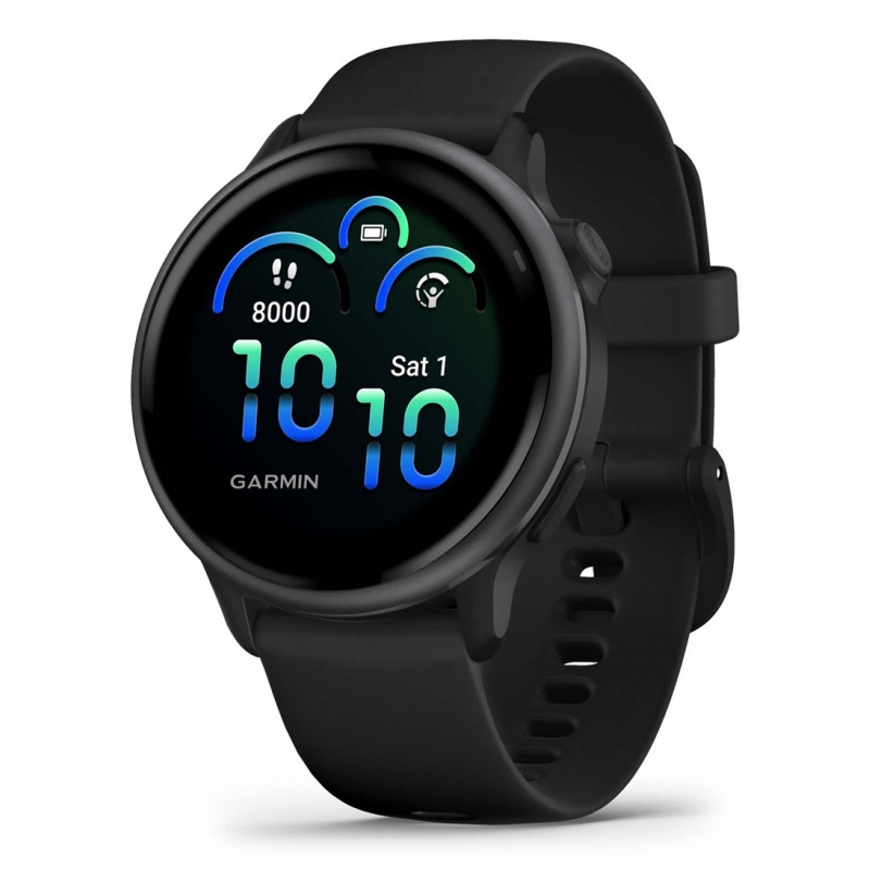 Garmin vívoactive 6 3,05 cm (1.2") AMOLED 42 mm Digital 390 x 390 Pixeles Pantalla táctil Negro Wifi GPS (satélite)