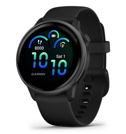 Garmin vívoactive 6 3,05 cm (1.2") AMOLED 42 mm Digital 390 x 390 Pixel Touchscreen Schwarz WLAN GPS
