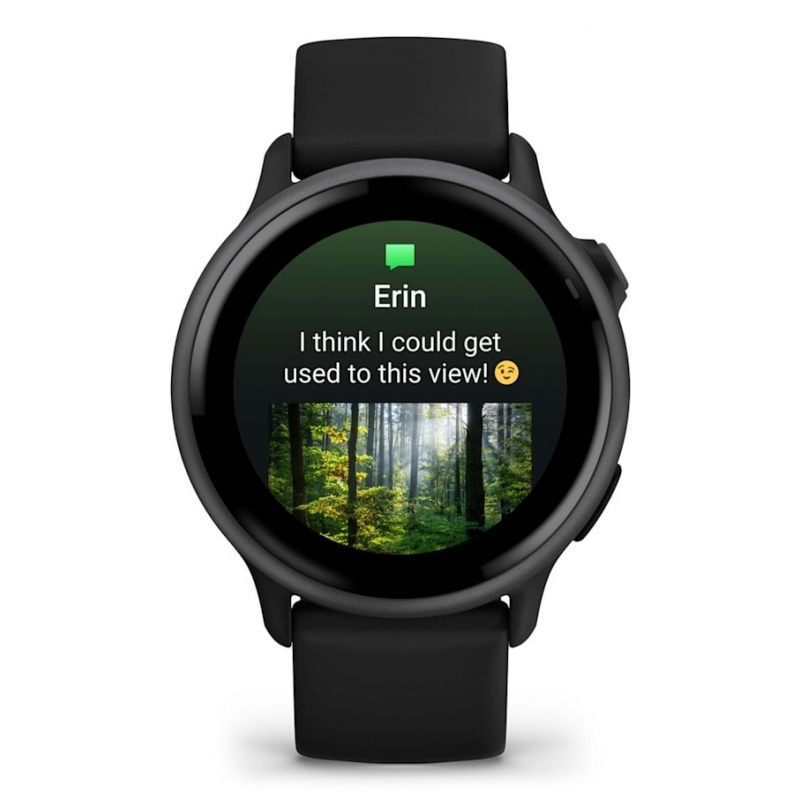 Garmin vívoactive 6 3,05 cm (1.2") AMOLED 42 mm Digital 390 x 390 Pixeles Pantalla táctil Negro Wifi GPS (satélite)