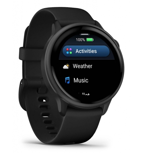 Garmin vívoactive 6 3,05 cm (1.2") AMOLED 42 mm Digital 390 x 390 Pixel Touchscreen Schwarz WLAN GPS