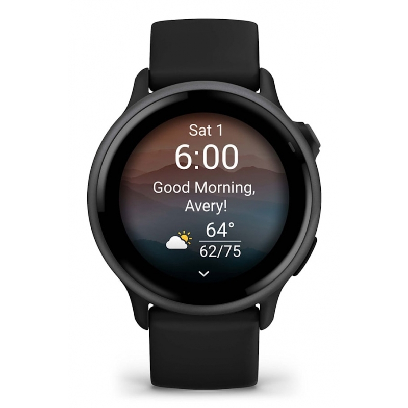 Garmin vívoactive 6 3,05 cm (1.2") AMOLED 42 mm Digital 390 x 390 Pixel Touchscreen Schwarz WLAN GPS