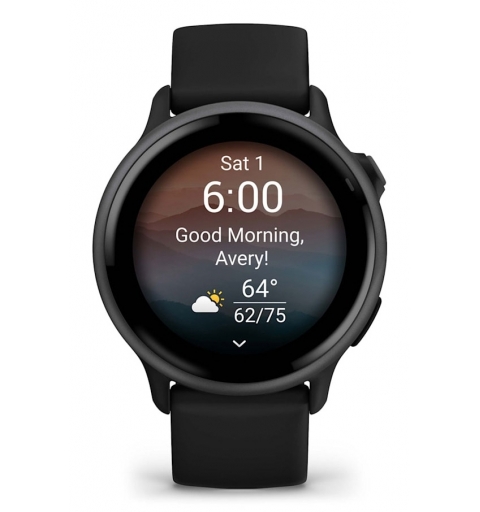 Garmin vívoactive 6 3,05 cm (1.2") AMOLED 42 mm Digital 390 x 390 Pixeles Pantalla táctil Negro Wifi GPS (satélite)