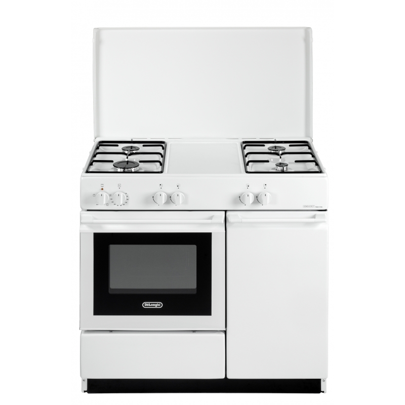 De’Longhi SEW 8540 N EDM cooker Freestanding cooker Electric Gas White