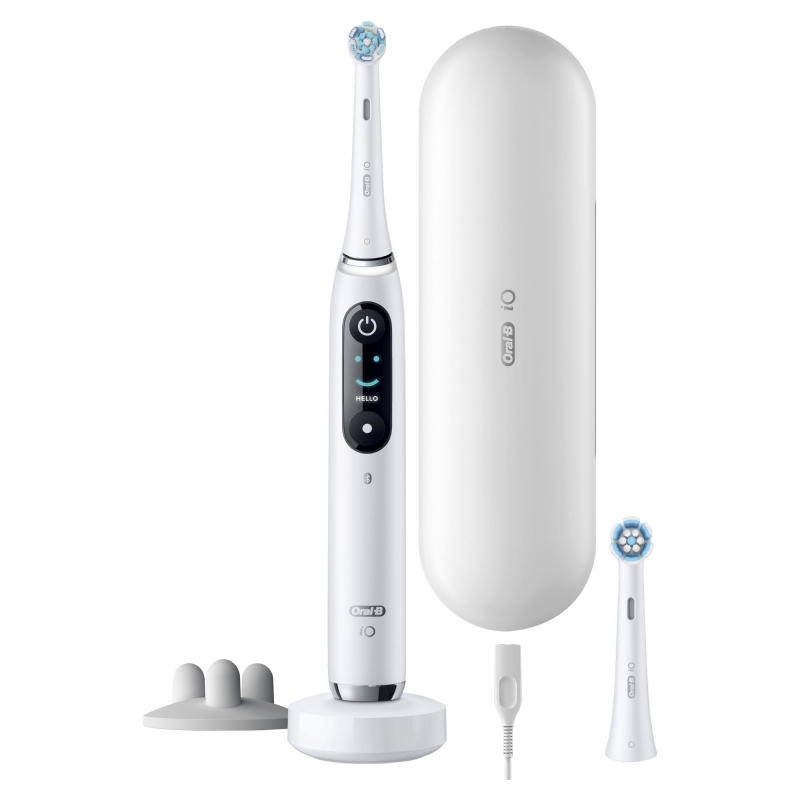 Oral-B iO 9S Adulte Brosse à dents rotative oscillante Blanc