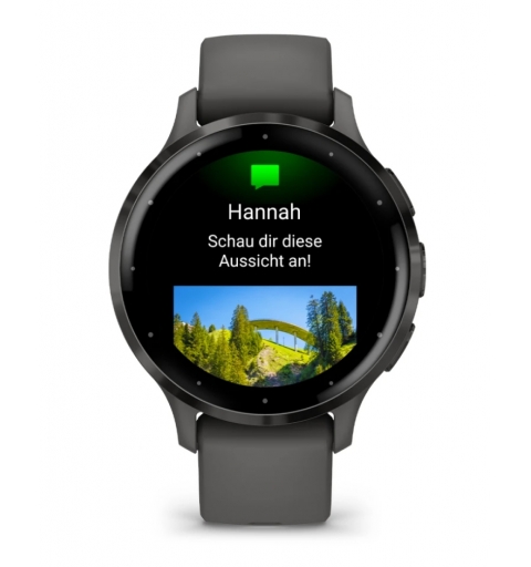 Garmin Venu 3S 3,05 cm (1.2") AMOLED 41 mm Numérique 390 x 390 pixels Écran tactile Gris Wifi GPS (satellite)