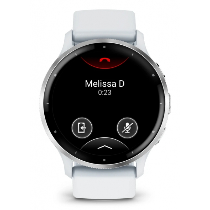 Garmin Venu 3 3,56 cm (1.4") AMOLED 45 mm Digital 454 x 454 Pixeles Pantalla táctil Plata, Blanco Wifi GPS (satélite)