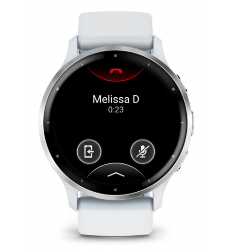 Garmin Venu 3 3.56 cm (1.4") AMOLED 45 mm Digital 454 x 454 pixels Touchscreen Silver, White Wi-Fi GPS (satellite)