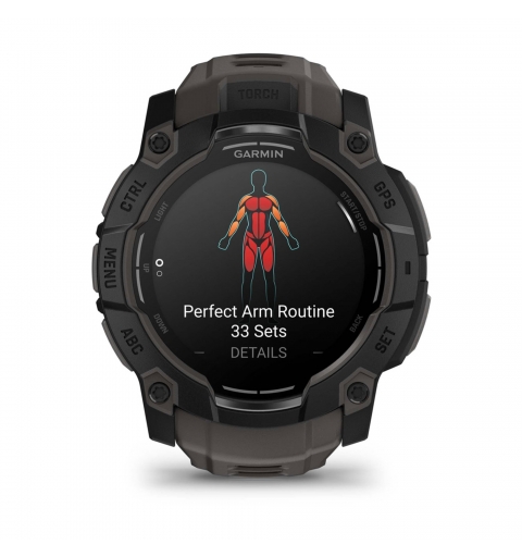 Garmin Instinct 3 AMOLED 3.3 cm (1.3") 50 mm Digital 416 x 416 pixels Touchscreen Black GPS (satellite)
