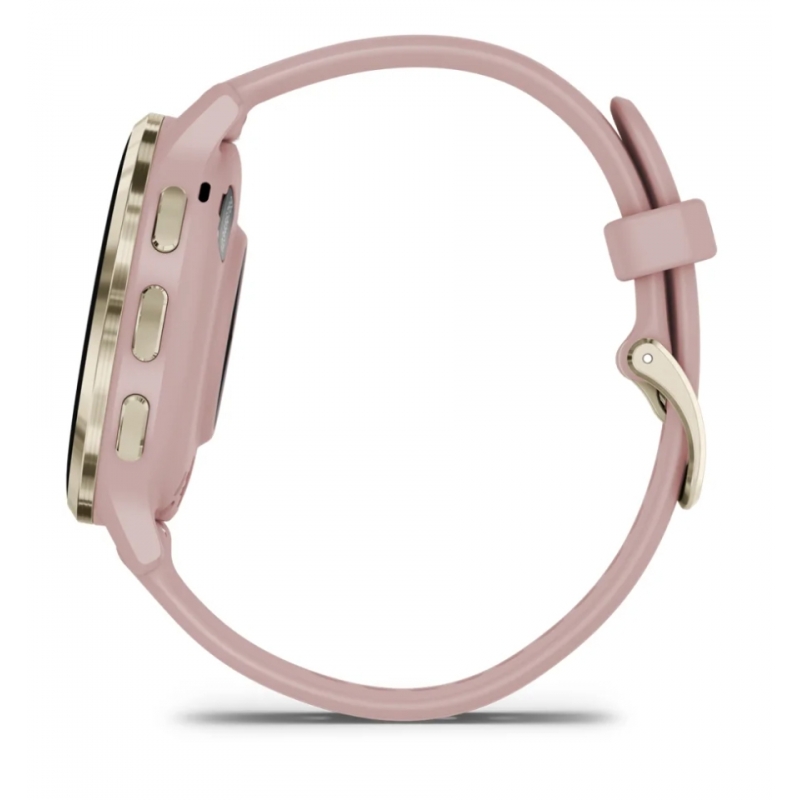 Garmin Venu 3S 3.05 cm (1.2") AMOLED 41 mm Digital 390 x 390 pixels Touchscreen Gold, Rose Wi-Fi GPS (satellite)