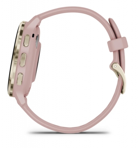 Garmin Venu 3S 3,05 cm (1.2") AMOLED 41 mm Numérique 390 x 390 pixels Écran tactile Or, Rose Wifi GPS (satellite)