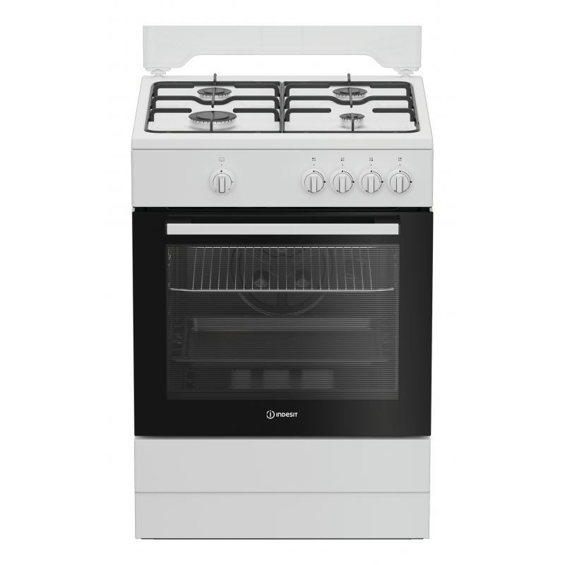 Indesit I6GGKMW Cuisinière Gaz Blanc
