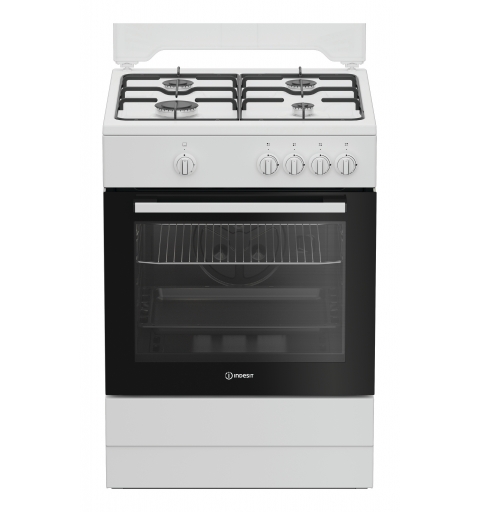 Indesit I6GGKMW Cuisinière Gaz Blanc