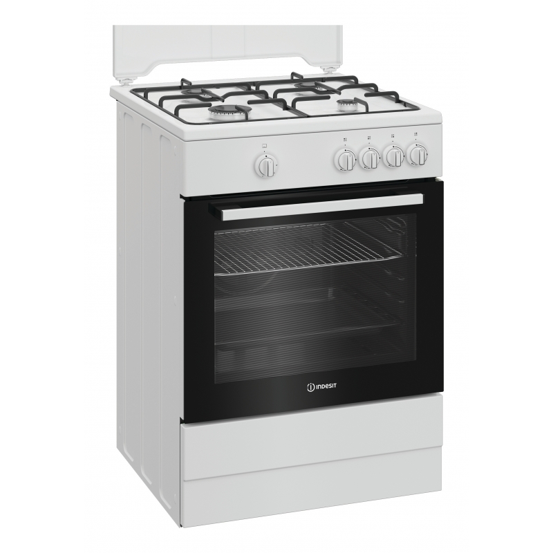 Indesit I6GGKMW Cocina independiente Gas Encimera de gas Blanco
