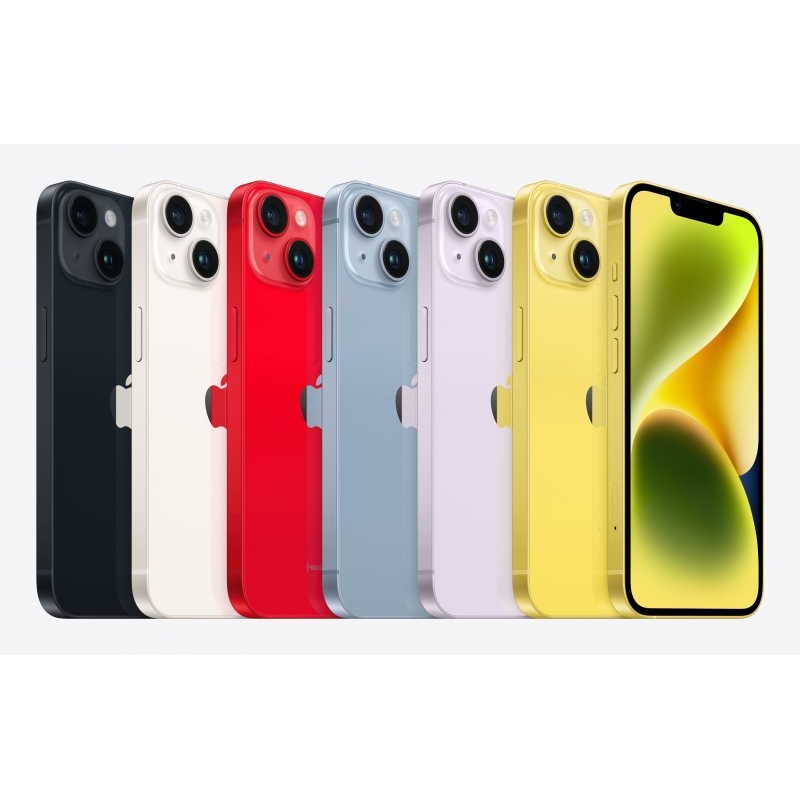 Apple iPhone 14 15,5 cm (6.1") SIM doble iOS 16 5G 512 GB Amarillo