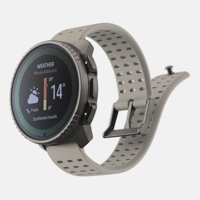 Suunto SS050860000 smartwatche et montre de sport 3,56 cm (1.4") Matricielle 49 mm 280 x 280 pixels Écran tactile Titane GPS