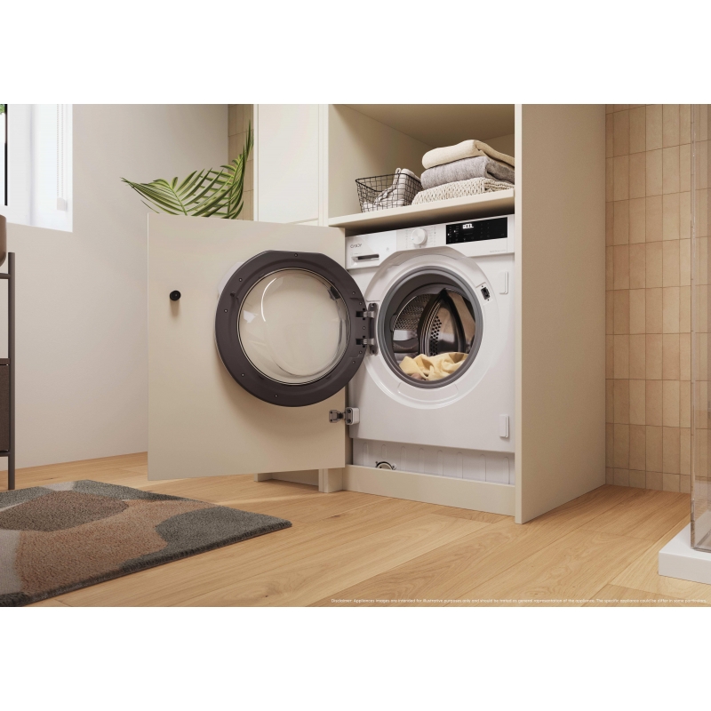 Candy BC4S68M6D8J-S washing machine Front-load 8 kg 1600 RPM White