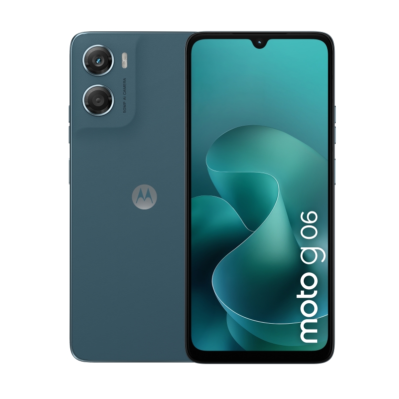 Motorola moto g06 17,5 cm (6.88") SIM doble Android 15 4G USB Tipo C 4 GB 64 GB 5200 mAh Azul
