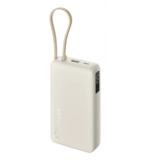Xiaomi 67W Power Bank 20000 Ioni di Litio 20000 mAh Sabbia