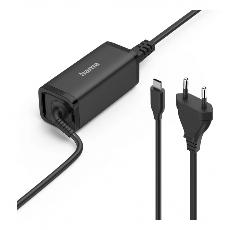 Hama 00200023 power adapter inverter Indoor 65 W Black
