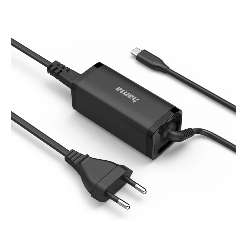 Hama 00200023 adattatore e invertitore Interno 65 W Nero