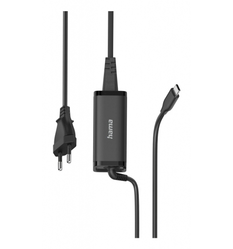 Hama 00200023 adaptador e inversor de corriente Interior 65 W Negro