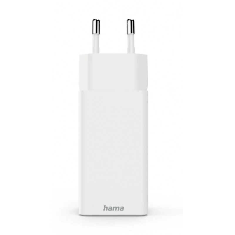 Hama 00201996 chargeur d'appareils mobiles Smartphone Blanc Secteur Charge rapide Intérieure, Extérieure