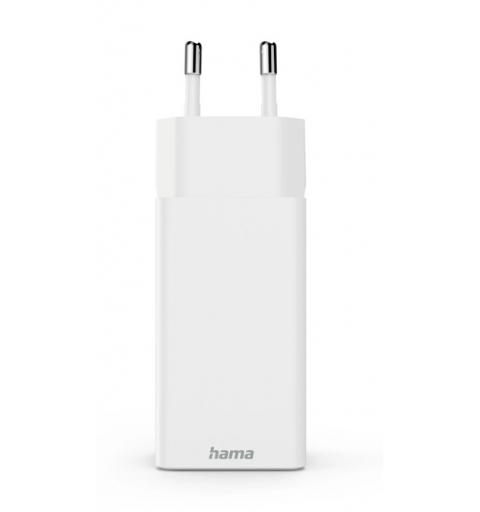 Hama 00201996 cargador de dispositivo móvil Smartphone Blanco Corriente alterna Carga rápida Interior, Exterior