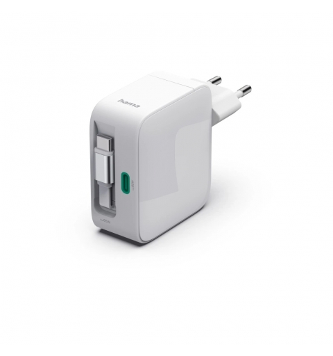 Hama 00200025 cargador de dispositivo móvil Universal Blanco Corriente alterna Carga rápida Interior