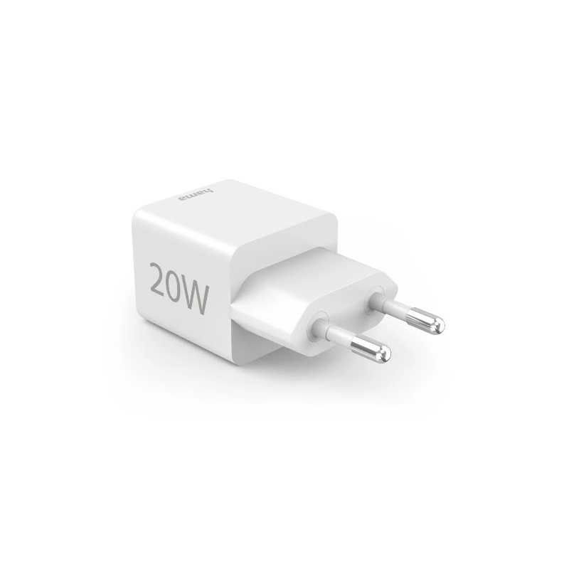 Hama 00201991 Caricabatterie per dispositivi mobili Auricolare, Power bank, Smartphone, Tablet Bianco AC Ricarica rapida Interno